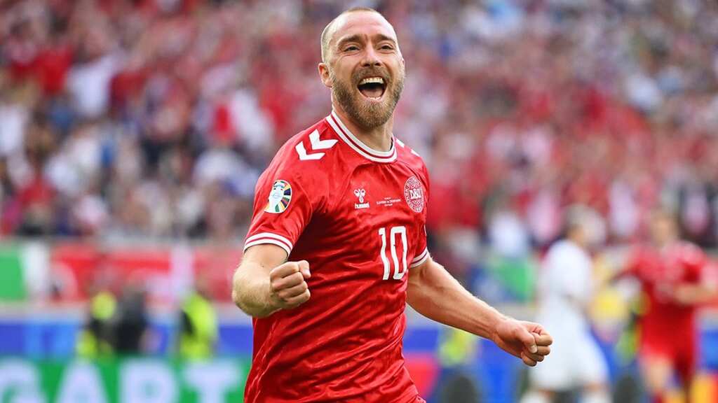 Euro 2024: Denmark's Eriksen who suffered cardiac arrest in 2021, scores goal after 1,100 days