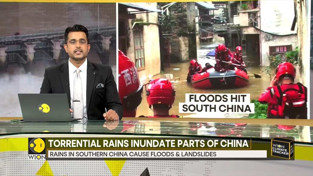 Flooding hits China's south, temperatures sizzle elsewhere