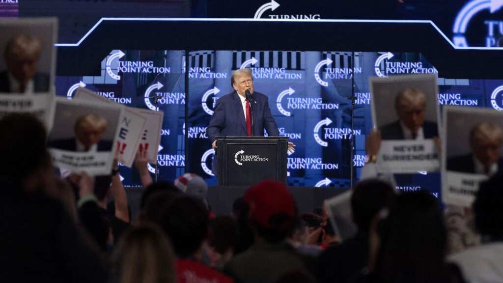 Trump promises to axe federal funding for schools with vaccine mandates and 'transgender insanity'
