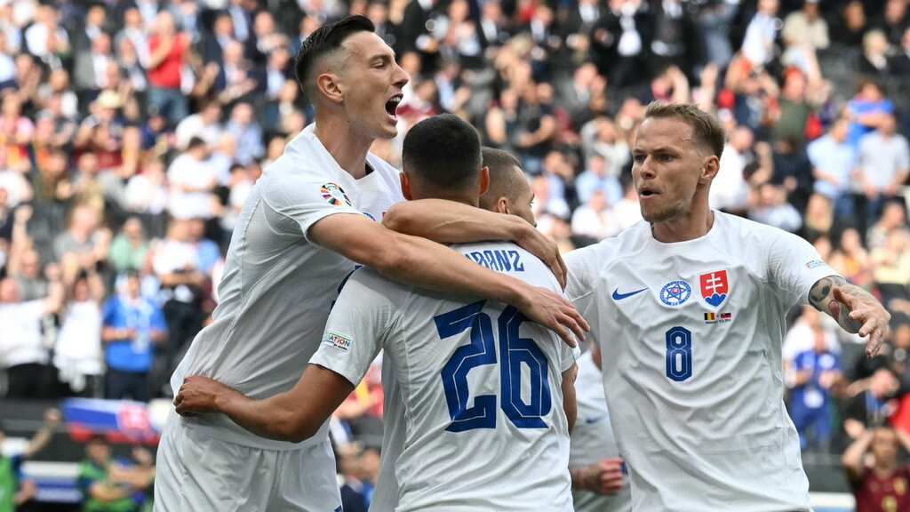 Euro 2024: Slovakia cause first tournament upset with win over Belgium