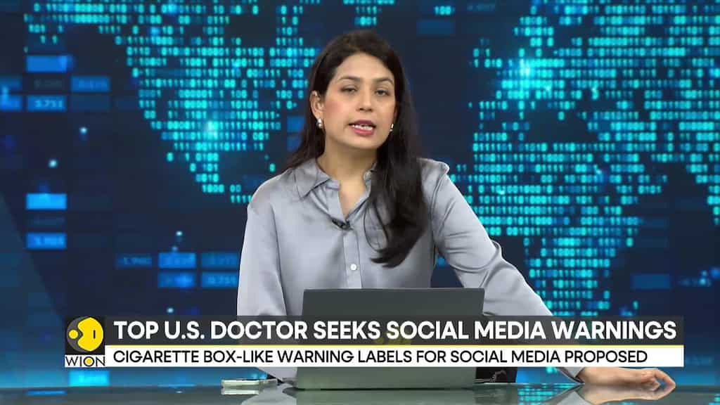Top US doctor calls for warning labels on social media platforms