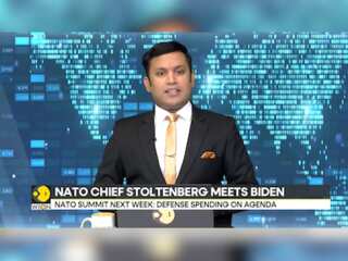 US President Joe Biden hosts NATO chief Jens Stoltenberg
