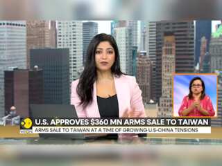 Taiwan thanks US for latest arms sale at a time of growing US-China tensions