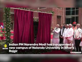 PM Modi inaugurates new campus of Nalanda University in Bihar's Rajgir