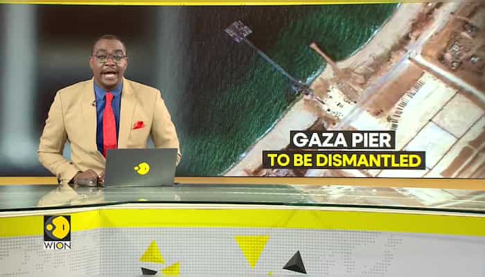 Temporary Gaza pier to be dismantled earlier than expected