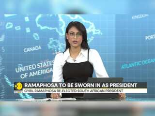 Cyril Ramaphosa re-elected as South African president