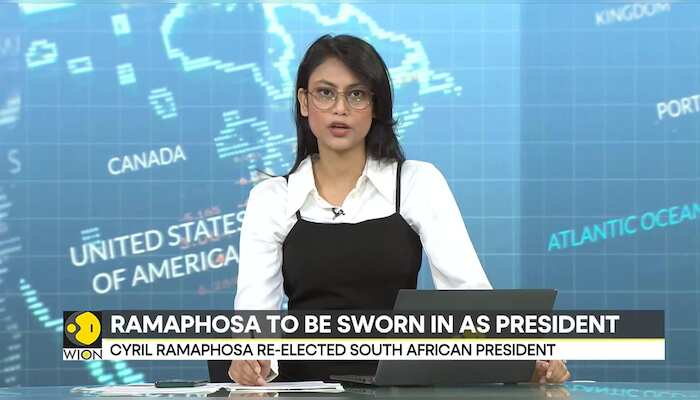 Cyril Ramaphosa re-elected as South African president