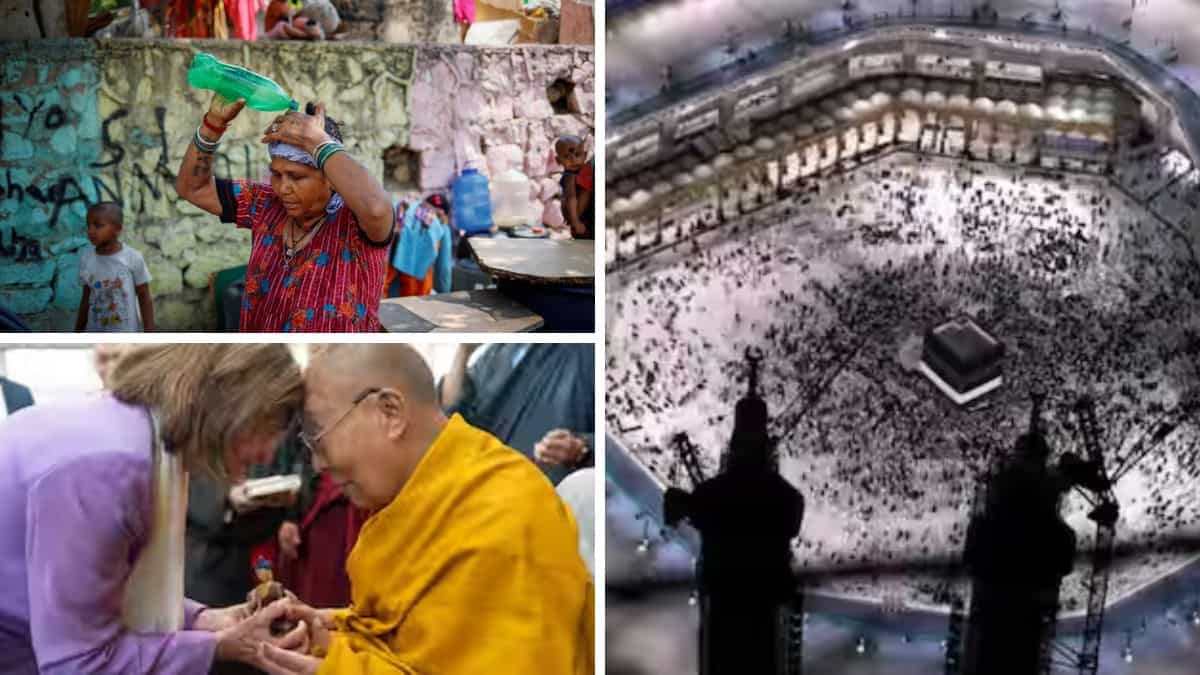Top 10 world news: At least 68 Indians die in Hajj pilgrimage, heatwave kills 5 in Delhi, and more