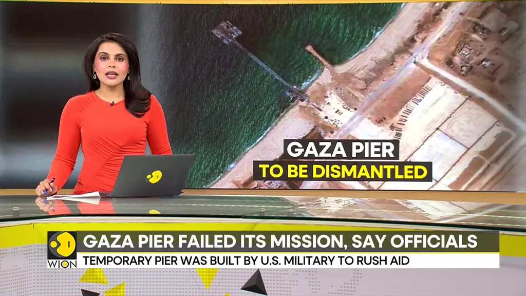 Israel war: Temporary Gaza pier to be dismantled as it failed its mission, says officials
