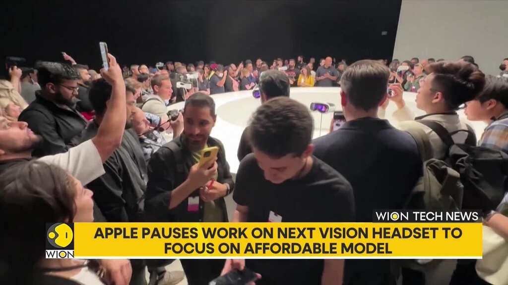 Apple pauses work on Vision Pro headset for affordable model