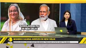 Bangladesh Prime Minister Sheikh Hasina arrives in New Delhi as she begins India state visit