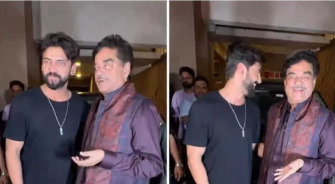 Sonakshi Sinha Wedding: Shatrughan Sinha poses with Zaheer Iqbal, says 'Khamosh' to quell rumours Sonakshi Sinha Wedding: Shatrughan Sinha poses with Zaheer Iqbal, says 'Khamosh' to quell rumours