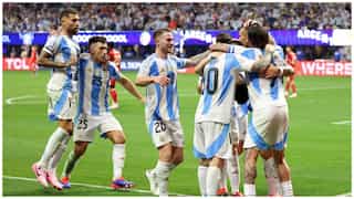 Lionel Messi-starrer Argentina begin Copa title defence with 2-0 win over Canada
