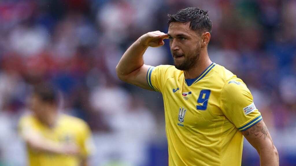 Roman Yaremchuk emerges from bench to hand Ukraine a close win over Slovakia at Euro 2024