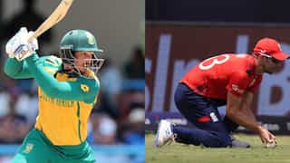 T20 World Cup: England fielders left furious after controversial third umpire call reprieves Quinton de Kock