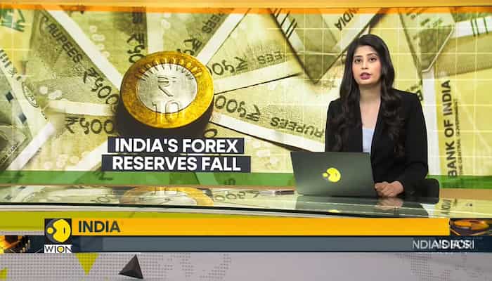 India's forex reserves fall from record highs