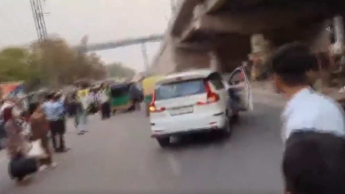 Viral video shows drunk driver dragging traffic policeman. WATCH