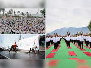In pics | International Yoga Day celebrations across the world