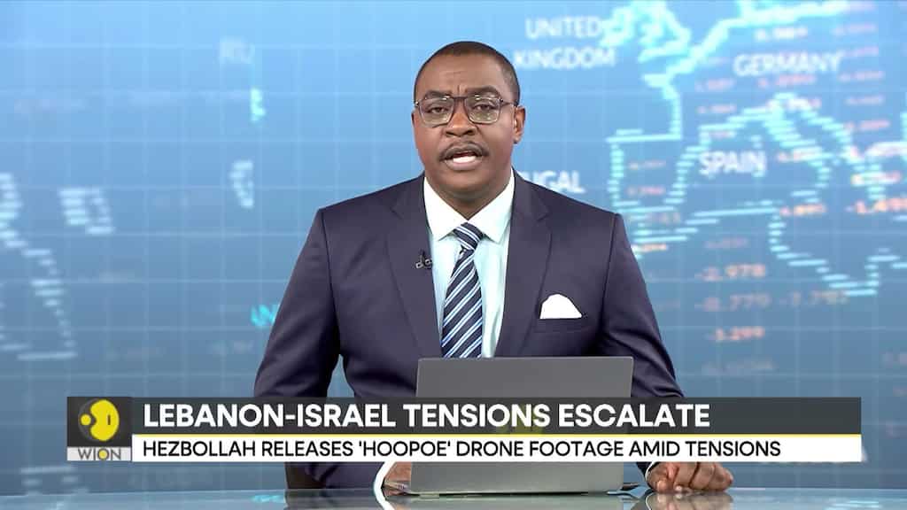 Israel-Hezbollah tensions: Hezbollah releases 'hoopoe' drone footage amid tensions