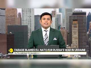 UK's Nigel Farage says Moscow's invasion provoked by EU and NATO expansion