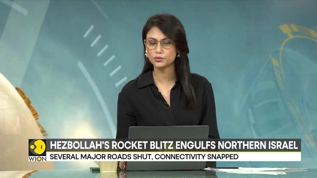 Israel-Hezbollah tensions peak as Hezbollah's rocket blitz engulfs Northern Israel
