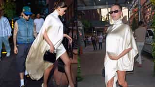 Hailey Bieber gives major lessons in maternity fashion; steps out for date night with Justin Bieber in NYC