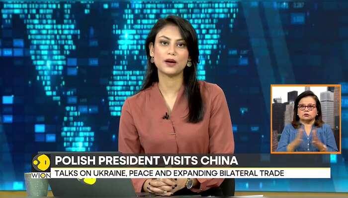 Polish President Andrzej Duda holds talks with Chinese President