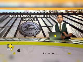 India's account surplus hits 10-quarter high