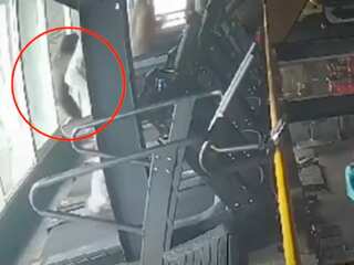 Scary! Woman trips off treadmill, falls out of third-floor gym window in Indonesia | Video