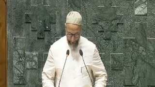 Video: Owaisi's 'Jai Palestine' mention while taking oath as Lok Sabha MP sparks controversy