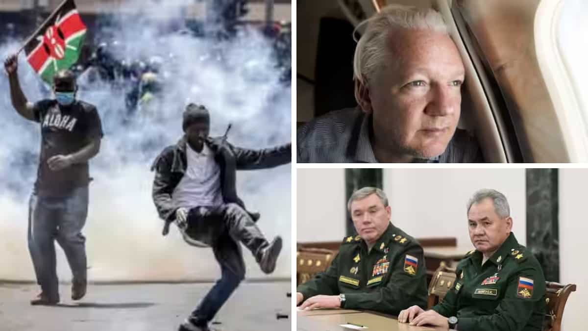 Top 10 world news: Police open fire at Kenyan protesters; WikiLeaks founder Julian Assange finds freedom, more