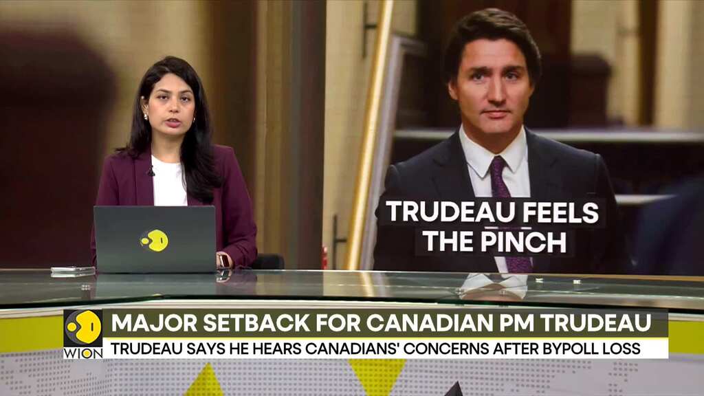 Canadian PM faces setback as Conservatives seize stronghold from Trudeau's party in bypoll