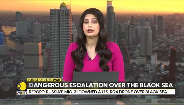 Russia-Ukraine war: Did a Russian jet down a US drone?