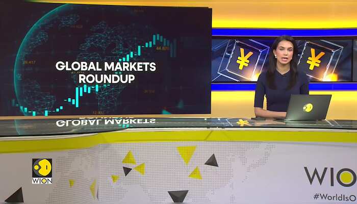 An Asian stock gauge declines for first time in three days