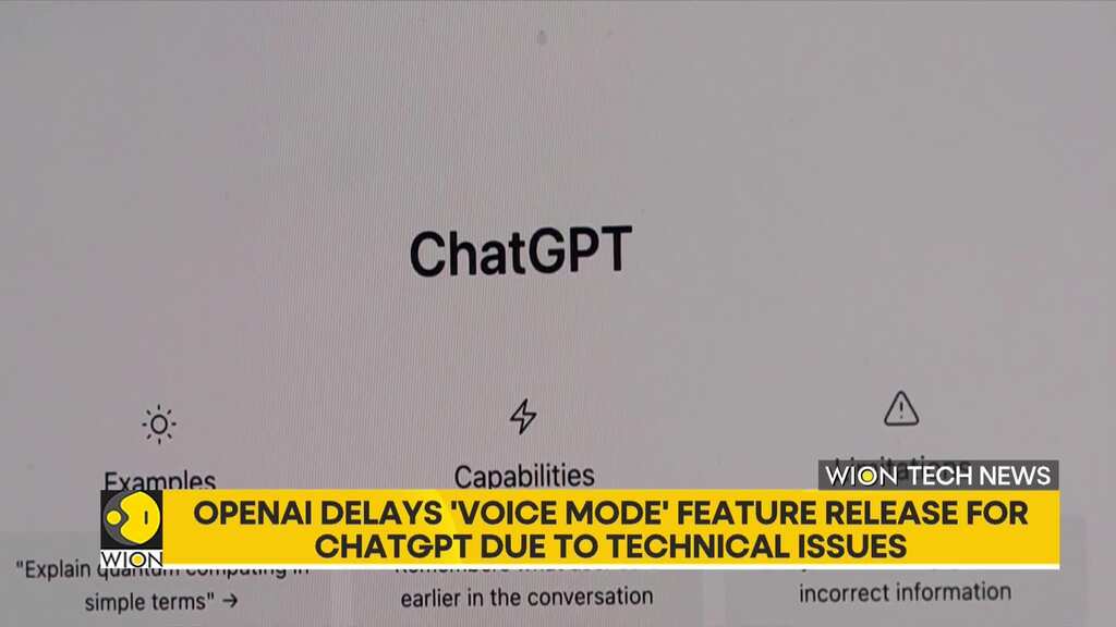 OpenAI announces delay for ChatGPT's Voice Mode feature
