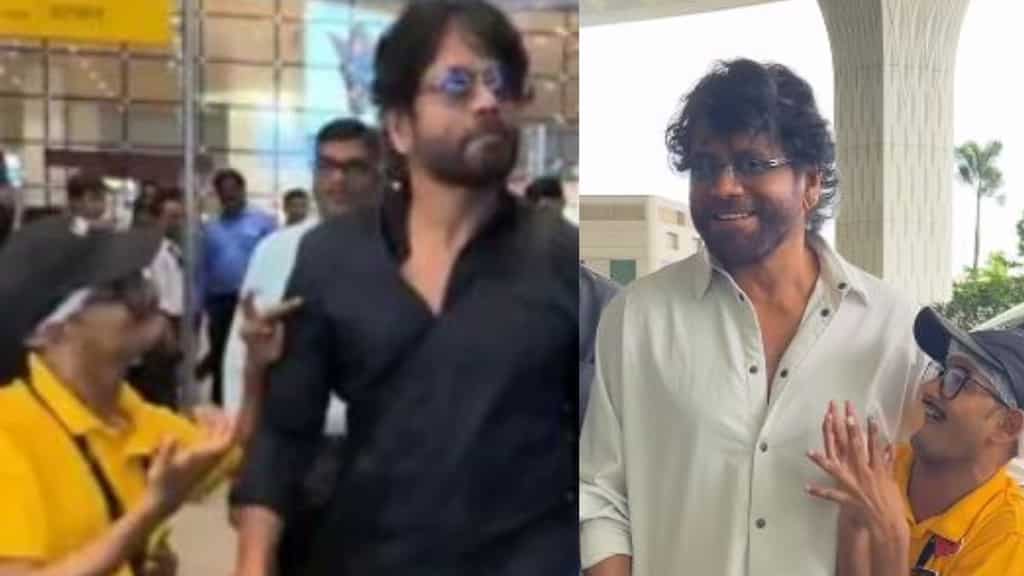 Nagarjuna poses with specially abled fan who was pushed by actor's bodyguard