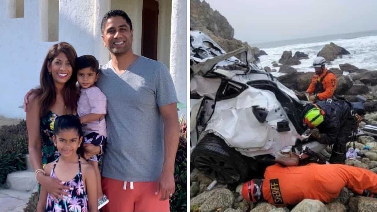 Indian-origin doctor escapes imprisonment after driving wife, two children off cliff in US Indian-origin doctor escapes imprisonment after driving wife, two children off cliff in US