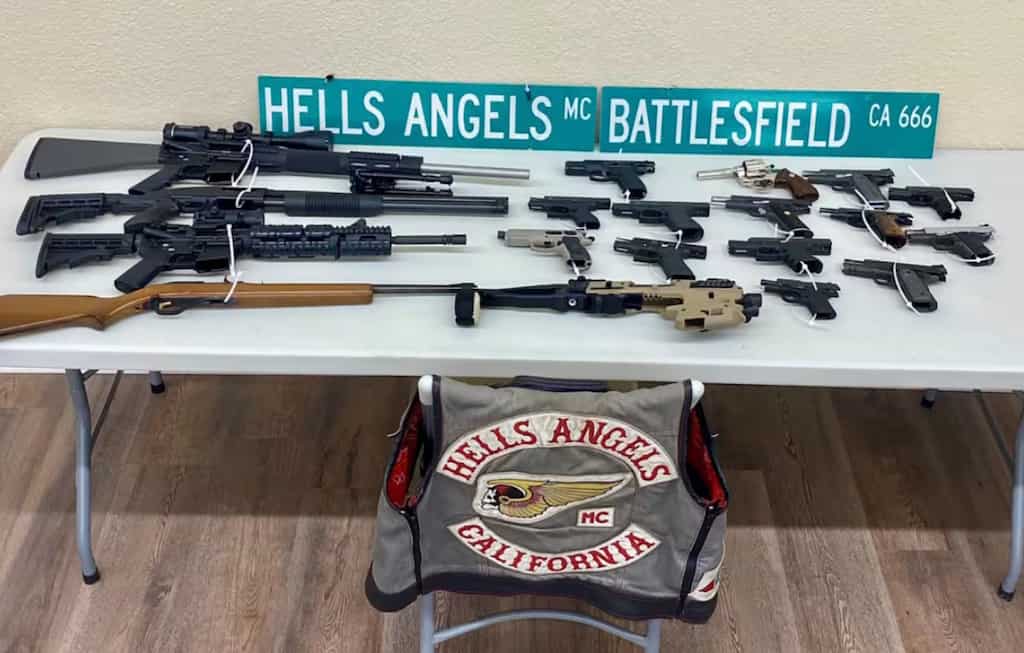 California motorcycle gang crackdown: entire Hells Angels chapter arrested