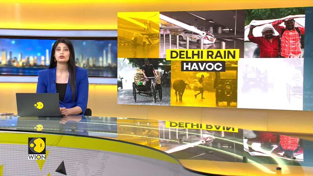 Heavy rain lashes Delhi: India's capital lashed by heavy rains | Rains to bring respite from heat