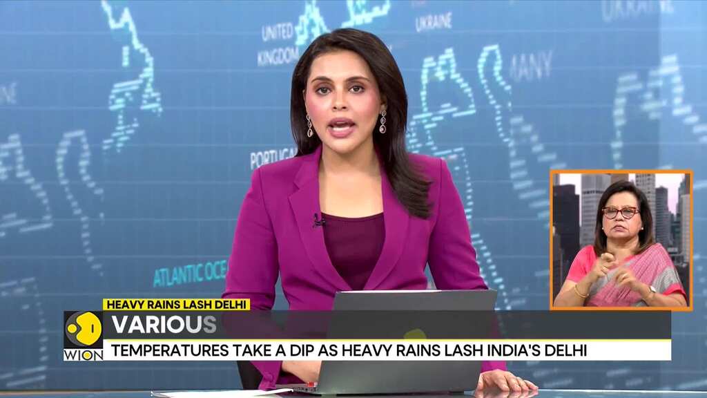 India: Heavy rains cause severe waterlogging and traffic jams in Delhi NCR
