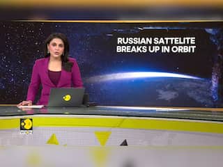 Russian satellite breaks up in space, forces ISS astronauts to shelter