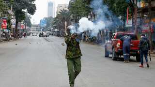 Kenya police fire tear gas at protesters in Nairobi day after Ruto withdraws tax bill