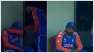 WATCH: Virat Kohli comforts a relieved and emotional Rohit Sharma after India reach T20 WC final