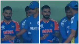 WATCH: DEJECTED Virat Kohli CONSOLED by coach Rahul Dravid after poor outing in T20 WC semifinal
