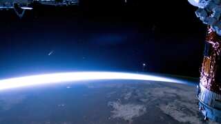 Astronauts hide in space station after defunct Russian satellite breaks into more than 100 pieces