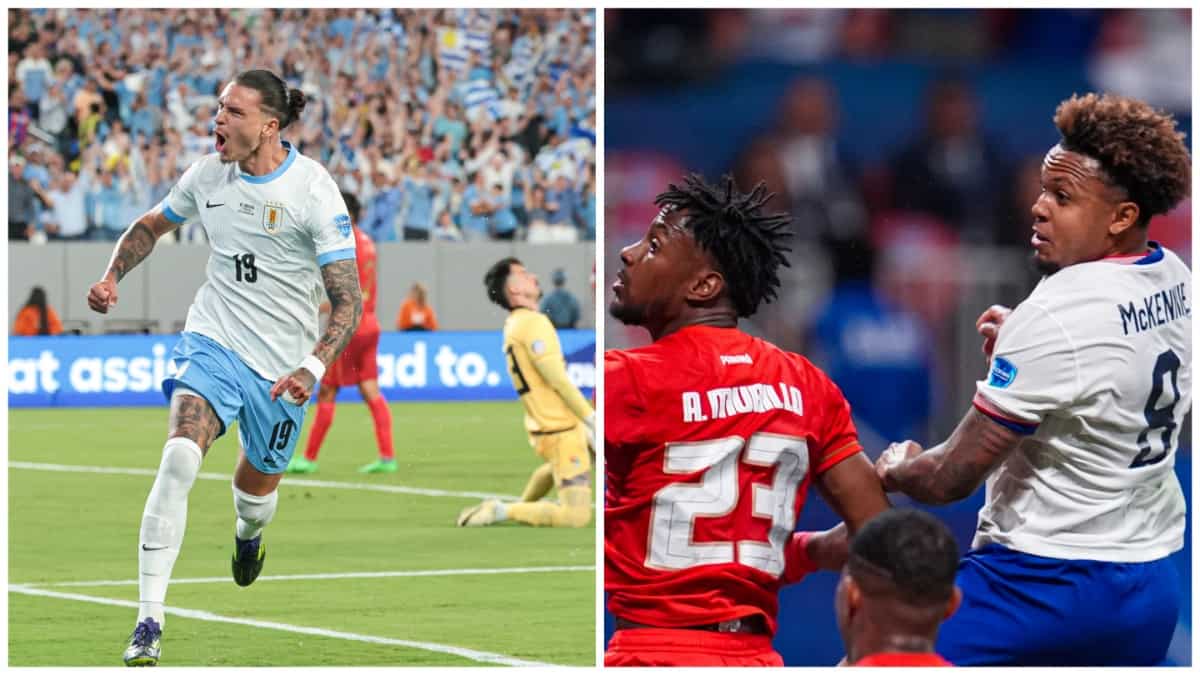Copa America: Uruguay thrash Bolivia to edge closer to quarters, Panama score late goal to stun 10-man US