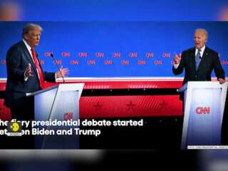 Biden and Trump clash in fiery presidential debate
