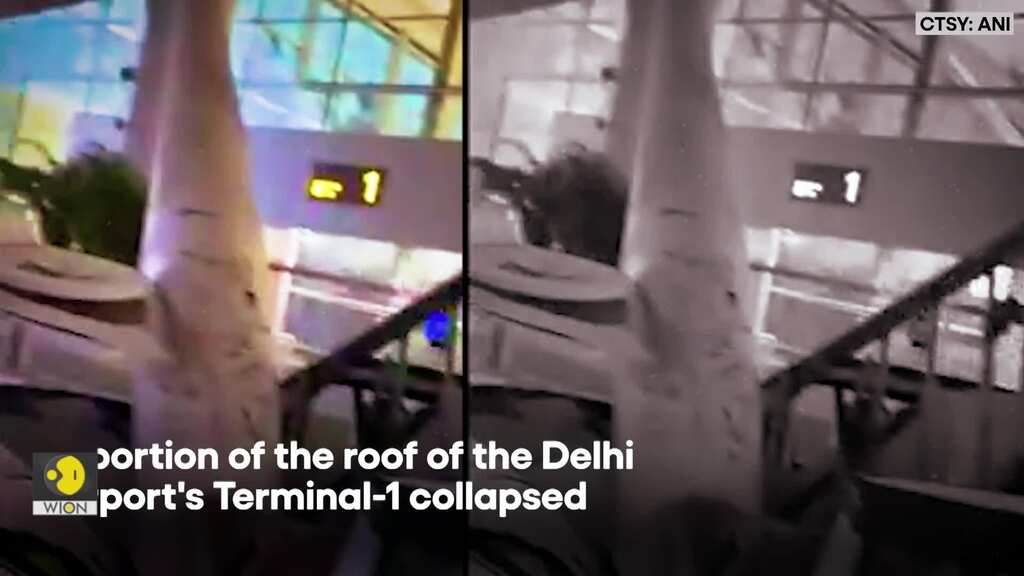 India: Roof collapse at Delhi airport amid heavy rains