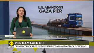 US removes Gaza aid pier due to weather: Officials