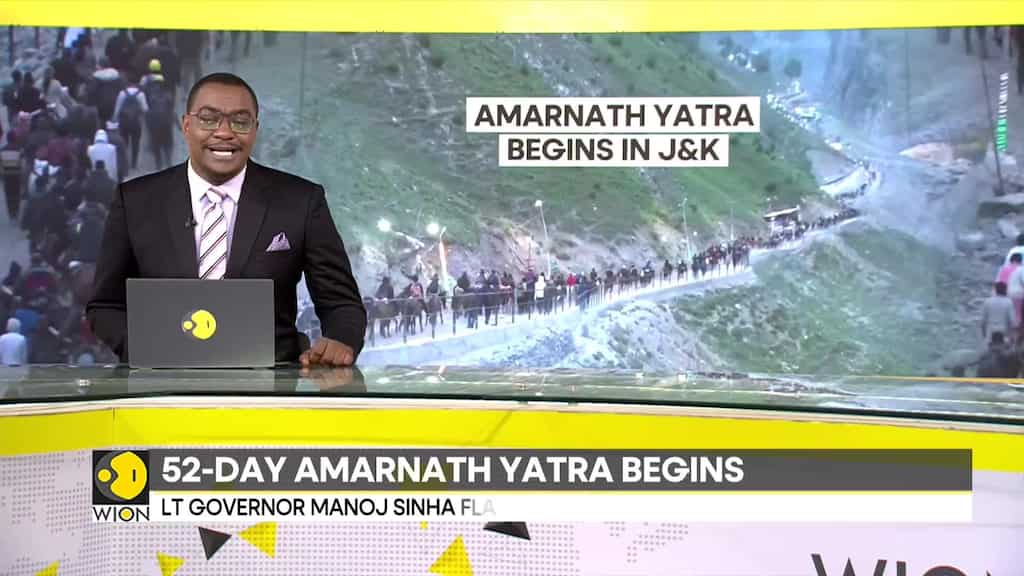 Amarnath Yatra: 52-day Amarnath Yatra begins amid tight security